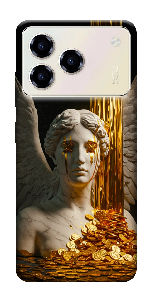 Чехол Gold statue для ZTE Blade A76 4G