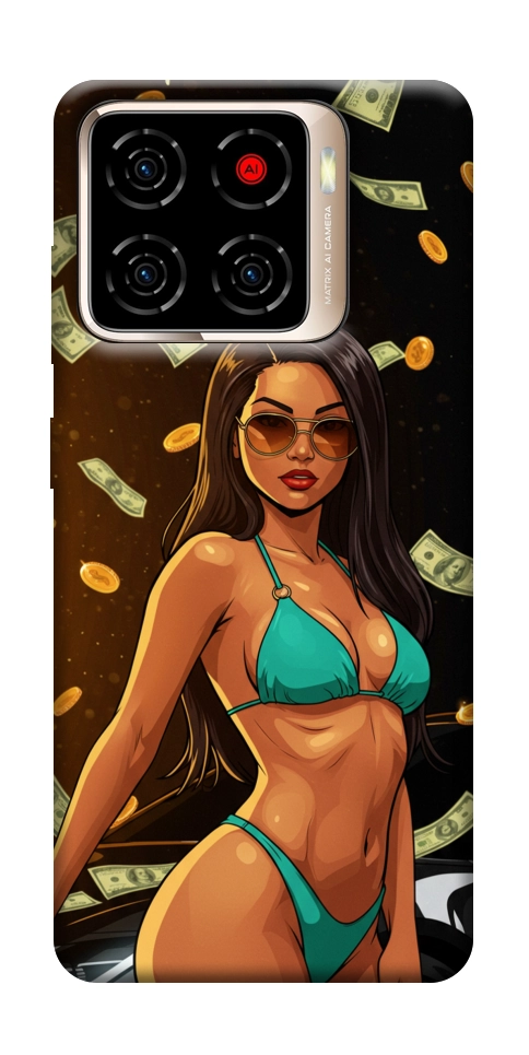 Чехол Money girl для ZTE Blade A56