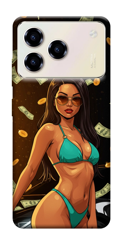 Чехол Money girl для ZTE Blade A76 4G
