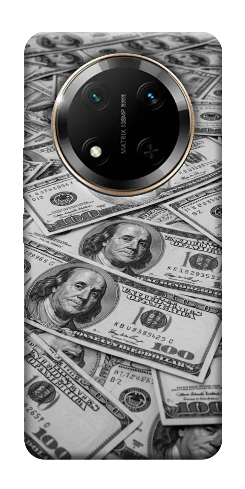 Чехол Dollars background для Huawei Honor X9c