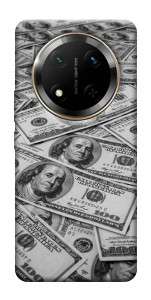 Чехол Dollars background для Huawei Honor X9c