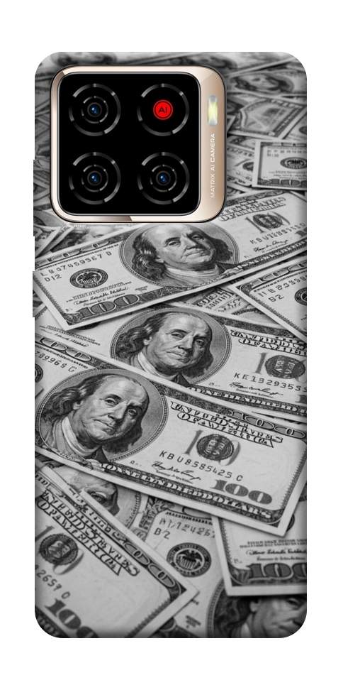 Чохол Dollars background для ZTE Blade A56
