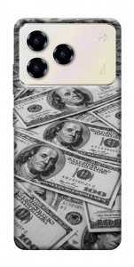 Чехол Dollars background для ZTE Blade A76 4G