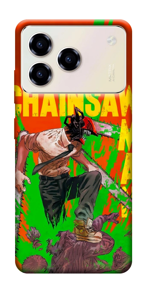 Чехол Chainsaw man для ZTE Blade A76 4G