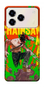 Чехол Chainsaw man для ZTE Blade A76 4G