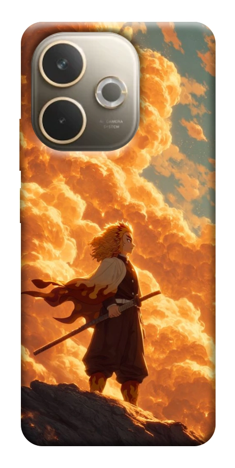 Чехол Demon slayer kyojuro для Oppo A5 Pro 4G