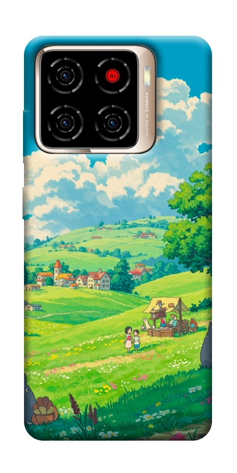 Чехол Miyazaki landscape для ZTE Blade A56