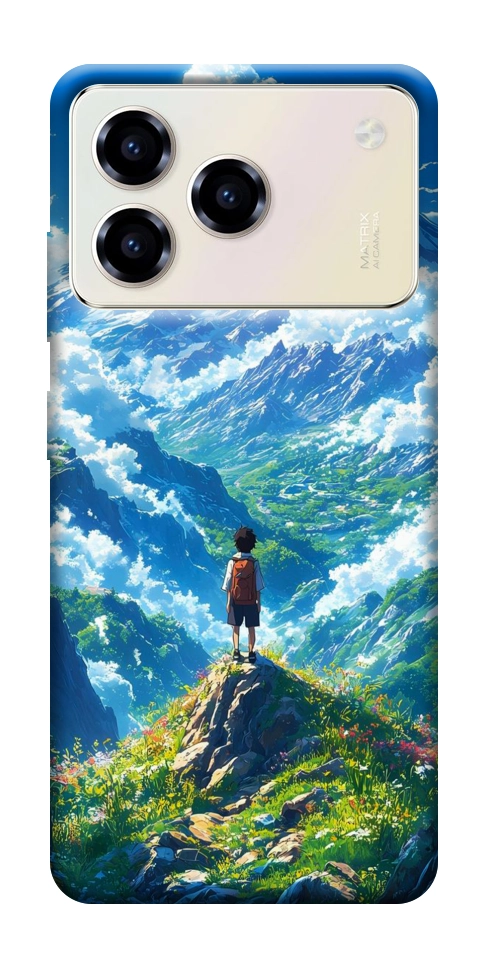 Чехол Mountain landscape для ZTE Blade A76 4G