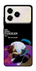 Чехол Shinji sitting in the dark для ZTE Blade A76 4G