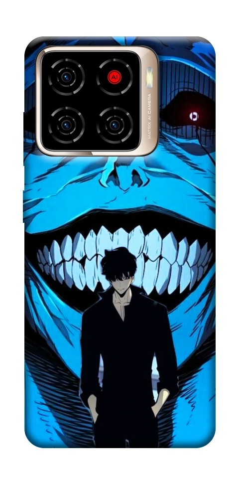 Чехол Solo leveling blue vibe для ZTE Blade A56