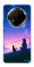 Чехол Space girl and cat для Huawei Honor X9c