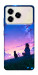 Чехол Space girl and cat для ZTE Blade A76 4G