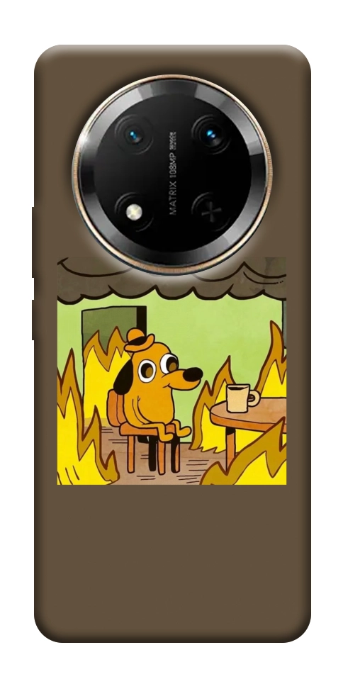 Чехол Dog in the fire для Huawei Honor X9c