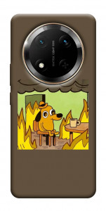 Чехол Dog in the fire для Huawei Honor X9c