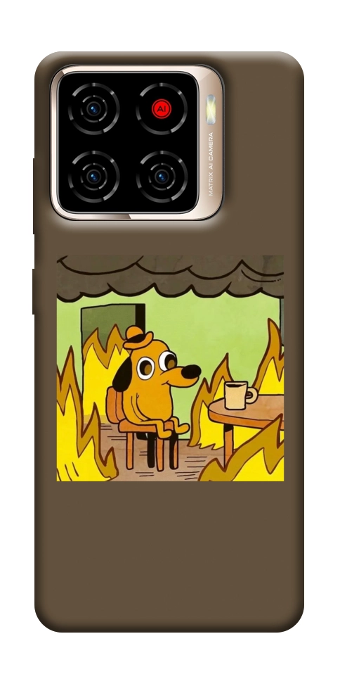 Чехол Dog in the fire для ZTE Blade A56