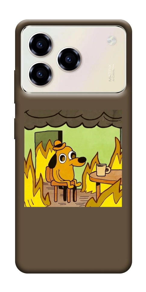 Чехол Dog in the fire для ZTE Blade A76 4G