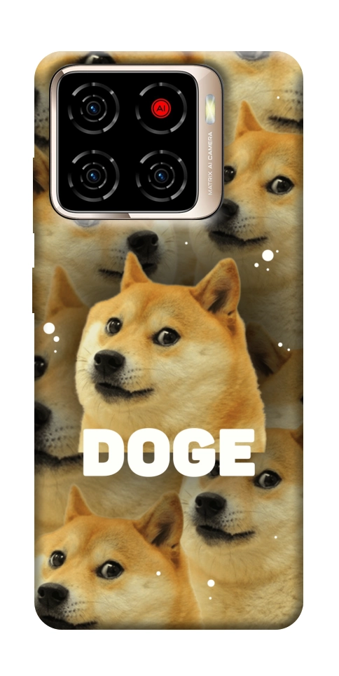 Чехол Doge pattern для ZTE Blade A56