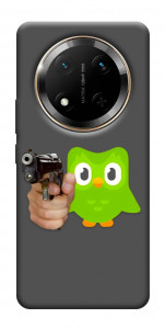 Чехол Duolingo meme для Huawei Honor X9c