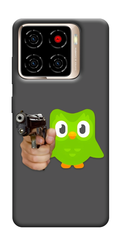Чехол Duolingo meme для ZTE Blade A56