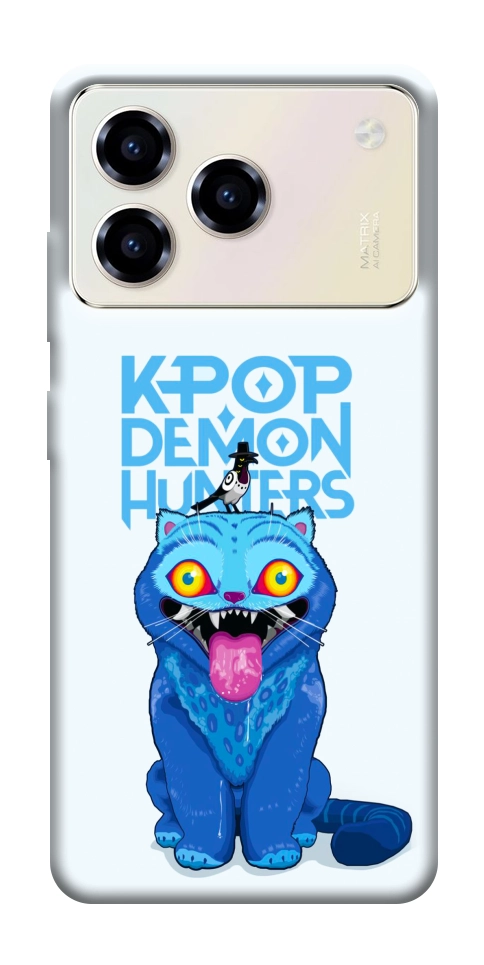 Чехол Demon Kpop cat для ZTE Blade A76 4G