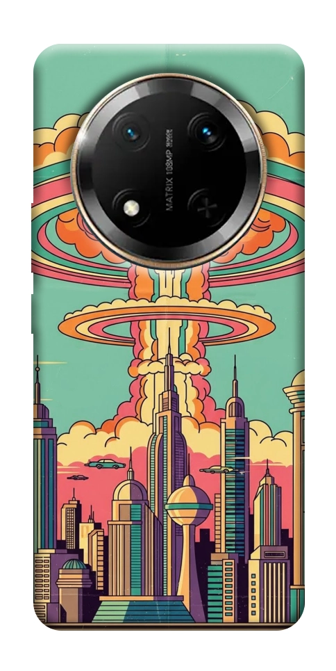 Чехол Сolorful explosion для Huawei Honor X9c