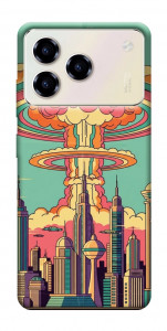 Чехол Сolorful explosion для ZTE Blade A76 4G