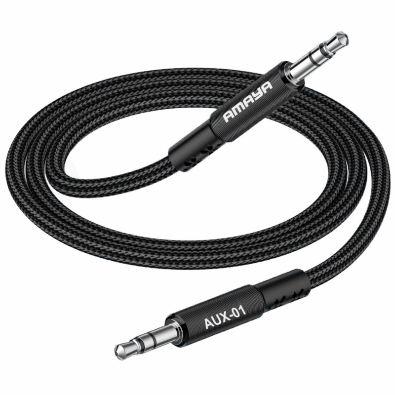 Аудио кабель Aux Amaya AUX-01 (1m) (Black)