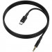 Фото Аудио кабель Aux Borofone BL25B Nice (Type-C to AUX 3.5mm) (1m) (Black) в магазине vchehle.ua