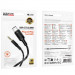 Аудио кабель Aux Borofone BL25B Nice (Type-C to AUX 3.5mm) (1m) (Black) в магазине vchehle.ua