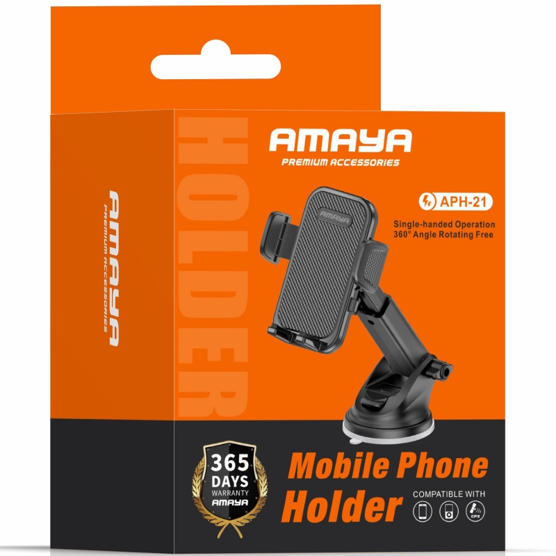 Фото Автотримач Amaya APH-21 (center console) (Black) на vchehle.ua