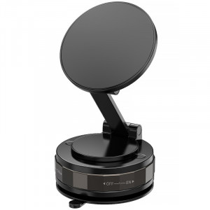 Вакуумно-магнітний тримач для телефонуWIWU Wi-CH057 Holdex Magnetic Car Holder with Vacuum Mount