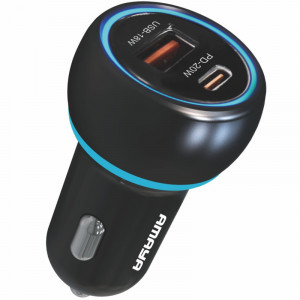 АЗП Amaya ACC-01 PD20W+QC3.0 38W (1USB-A/1C)