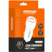 Фото АЗУ Amaya ACC-04 PD22.5W+QC3.0 total 37.5W (1USB-A/1C) (White) на vchehle.ua