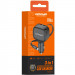 Фото АЗУ Amaya ACC-12C PD57.5W+QC3.0 total 84W (1USB-A/1C) with retractable cable Type-C (Black) на vchehle.ua