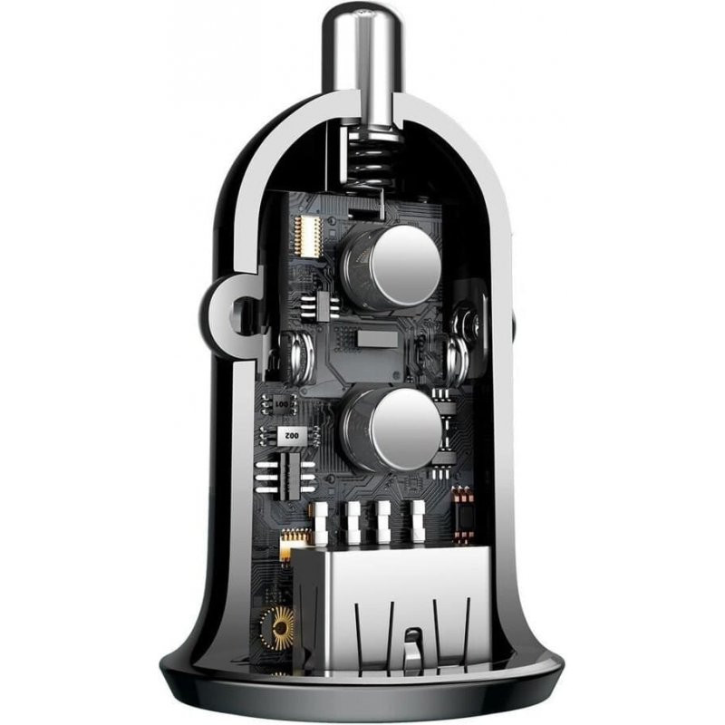 АЗУ Baseus Grain Pro 4.8A (2USB-A) (CCALLP) (Черный) в магазине vchehle.ua