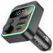 Фото АЗУ FM модулятор Hoco E85 Tiger PD20W+QC3.0 (2USB-A/1C) (Black) на vchehle.ua