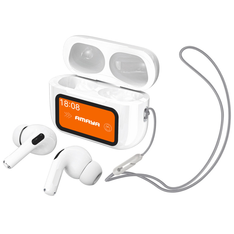 Беспроводные TWS наушники Amaya ATW-16 ANC+ENC (White)