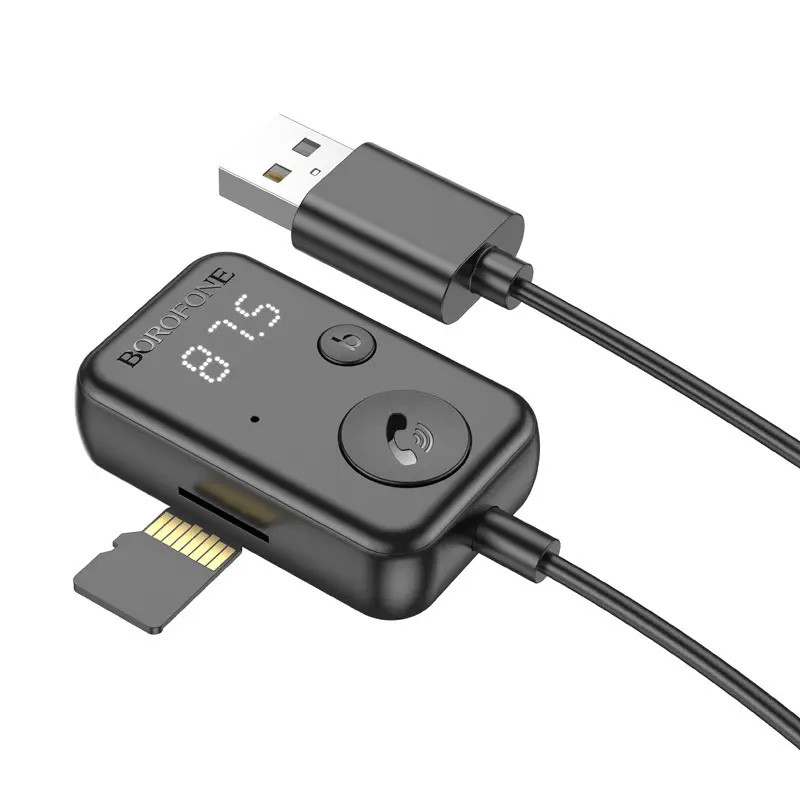 Bluetooth аудио ресивер Borofone BC49 June (USB-A) (Black)