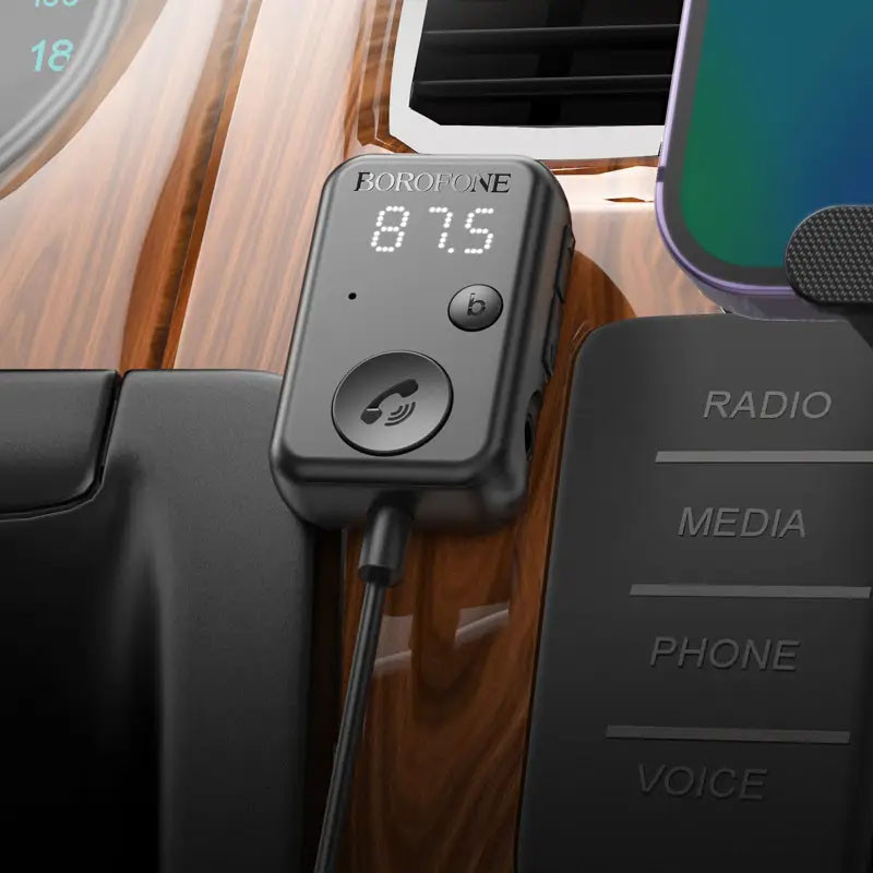 Купить Bluetooth аудио ресивер Borofone BC49 June (USB-A) (Black) на vchehle.ua