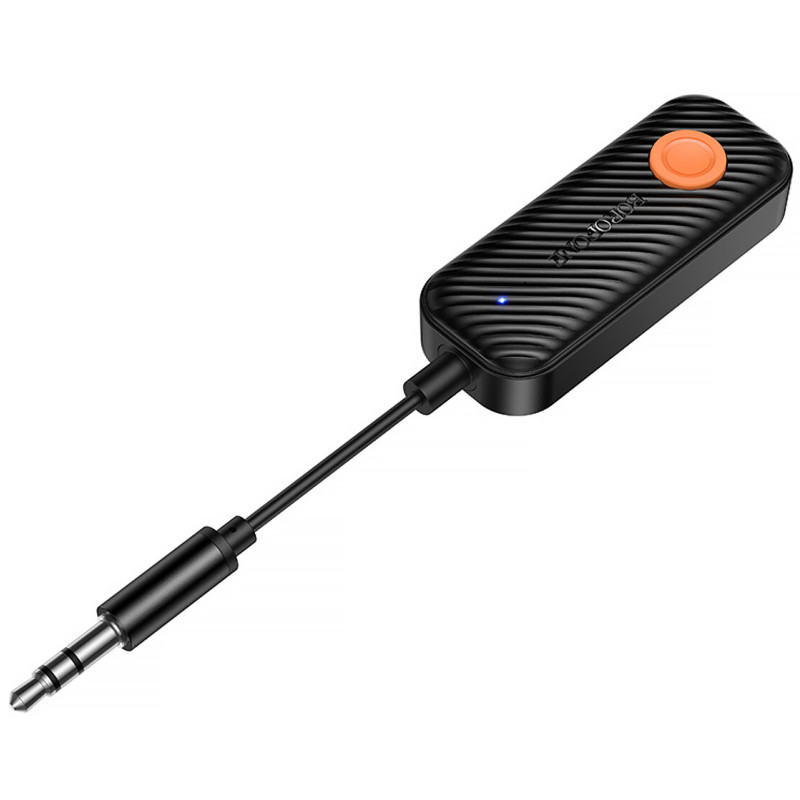 Фото Bluetooth аудио ресивер/трансмиттер Borofone BC62 Walker (AUX 3.5mm) (Black star) на vchehle.ua