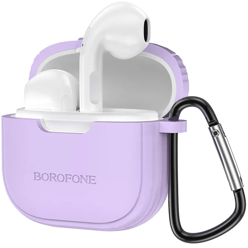 Бездротові TWS навушники Borofone BW29 Case (Taro Purple)