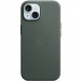 Чохол FineWoven (AAA) with Magnetic Fit на Apple iPhone 15 (6.1") (Ever Green)