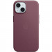Чохол FineWoven (AAA) with Magnetic Fit на Apple iPhone 15 (6.1") (Mulberry)