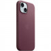 Фото Чохол FineWoven (AAA) with Magnetic Fit на Apple iPhone 15 (6.1") (Mulberry) на vchehle.ua