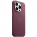 Фото Чохол FineWoven (AAA) with Magnetic Fit на Apple iPhone 15 Pro (6.1") (Mulberry) на vchehle.ua