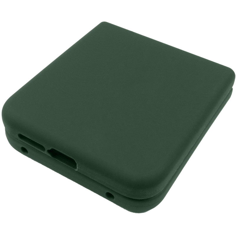 Чехол Foldables Silicone Cover Lakshmi (AAA) для Motorola Razr 50 Ultra (Зеленый / Cyprus Green) в магазине vchehle.ua