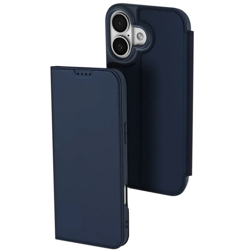 Чохол-книжка Dux Ducis з кишенею для візиток на Apple iPhone 17 (6.3") (Синій)