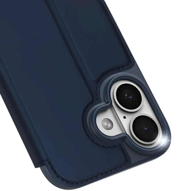 Купити Чохол-книжка Dux Ducis з кишенею для візиток на Apple iPhone 17 (6.3") (Синій) на vchehle.ua
