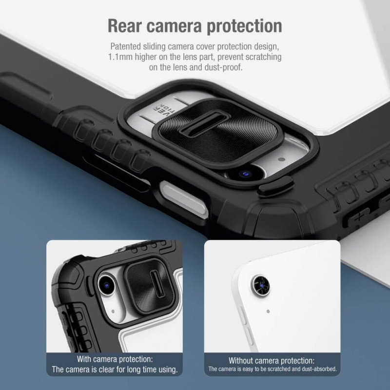 Купить Чехол-книжка Nillkin Bumper Pro для Apple iPad 10.9" (2022-24) / 11" (A16) 2025 (Black) на vchehle.ua