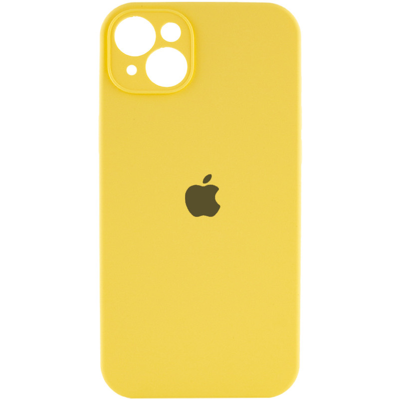 Чохол Silk Full Camera Protective (AA) на Apple iPhone 15 Plus (6.7") (Жовтий / Yellow)